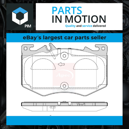 Brake pads set fits mercedes - brake,