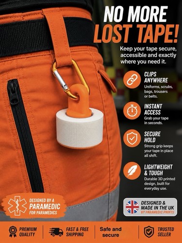 Hems orange paramedic - paramedic, tape