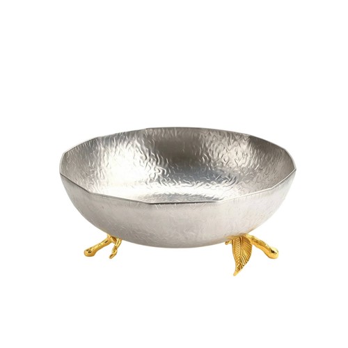 Decorative metal bowl - metal,
