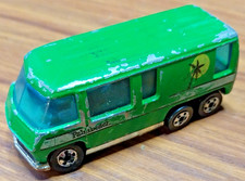 Hot Wheels 1980 Green GMC Motor Home Palm Beach Vintage Bus Diecast Collectible