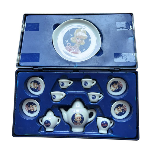 Barbie china tea set - barbie,
