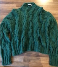 NEW PRADA Cable-knit Mohair