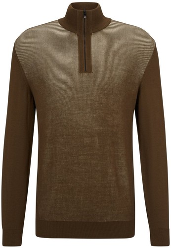 Boss mens jumper dark - boss, brown