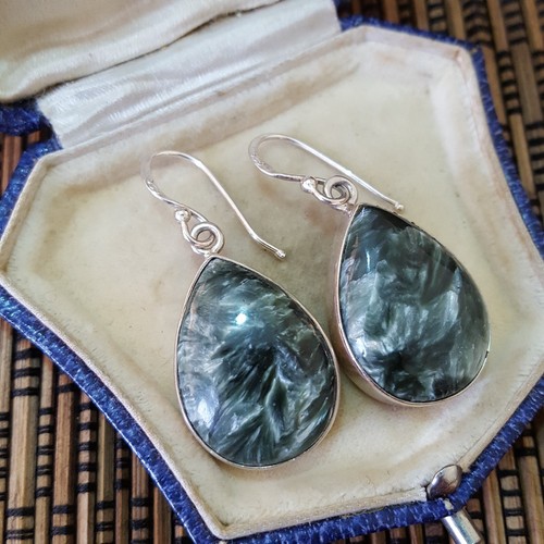 925 sterling silver - silver, earrings