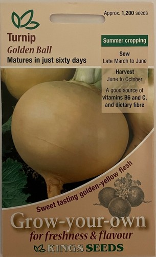 Turnip seeds golden ball - turnip,