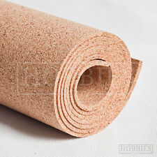 Cork Sheet Rolls Landscape Mats Model Railways Sizes Approx 2 - 3mm Thick Javis