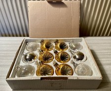 Vintage Christmas Tree Baubles Tree Ornaments Decorations Concave  Mixed Retro