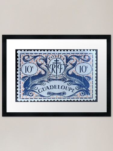 Guadeloupe vintage postage - guadeloupe,