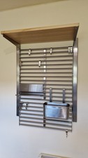 IKEA KUNGSFORS Stainless Steel Wall Organiser