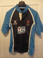 Rare Men's South Africa Rugby 2009 VO5 Gilbert Shirt Short Sleeve Blue Size M 