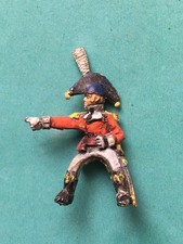1 x UNKNOWN MAKE. NAPOLEONIC WAR MOUNTED OFFICER. 28mm METAL SOLDIER.