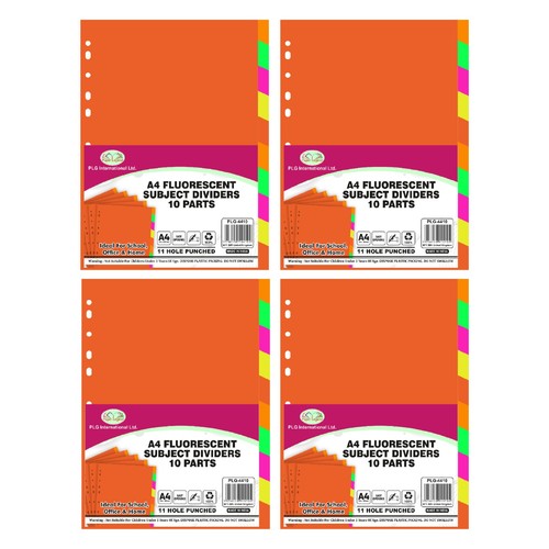 Index dividers 10 part - x,
