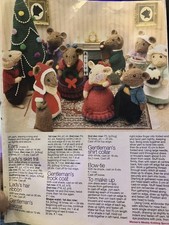 Alan Darts Christmas Cheer Mouse Knitting Pattern 