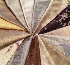 100% SILK + DUPION FABRIC