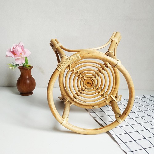 Chinese rattan plant stand - chinese,