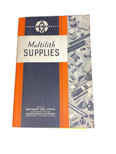 Multilith Printing Supplies