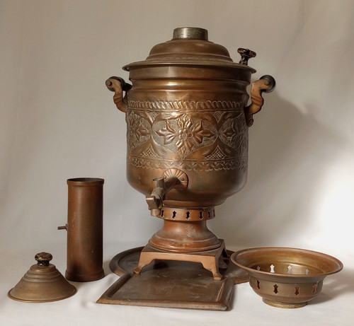 Vintage brass copper - vintage, electric