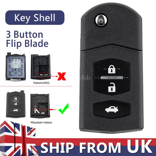 Button flip remote key fob - button,