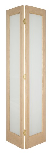 Internal oak fold panel - bi-fold,