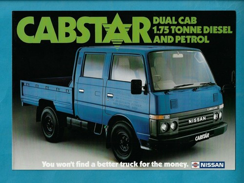 Nissan cabstar dual cab 75 - cab, 1.75
