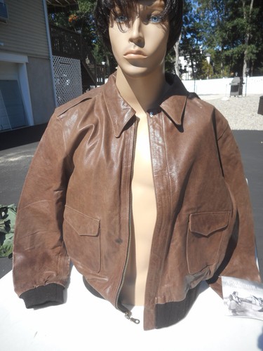 Ww2 leather flight jacket - ww2, a-2