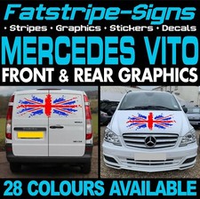 to fit MERCEDES VITO SWB LWB GRAPHICS STICKERS STRIPES DECALS CAMPER VAN DAY