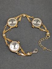 ⌚?Unique Handmade Bracelet 3 Vintage Sekonda 17 Jewel Watches Upcycled ?⌚