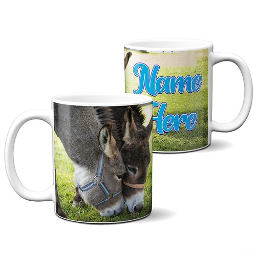 Personalised donkey mug - mug, animal