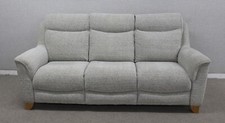 Parker Knoll Manhattan Caledonian Pebble Static 3 Seater Sofa (2 Available)