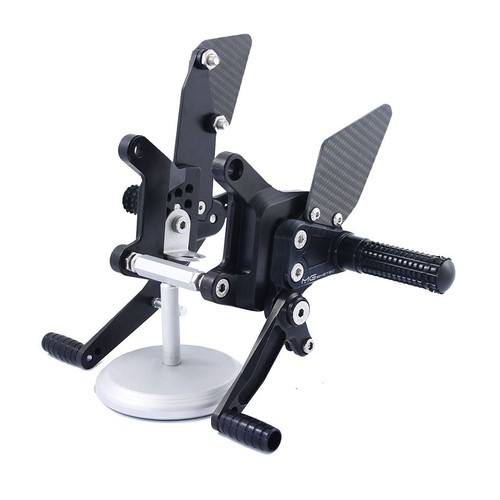Biketec rearset kit black - rearset,