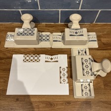 3x Martha Stewart Large Punches - Card Craft Punch Cutter - (L5)K4)