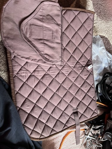 Full size brown saddle pad - size,