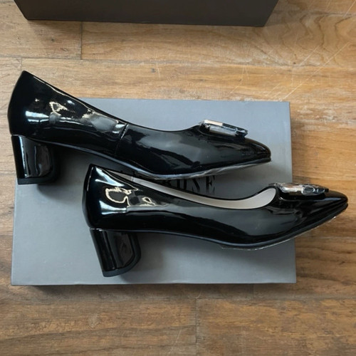 Jadyrose black leather court - jadyrose,