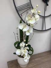 Cream  Orchid Artificial Silk
