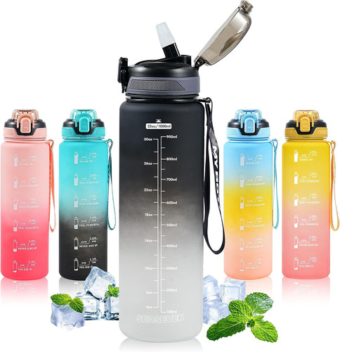 Sports water bottle with - bottle,