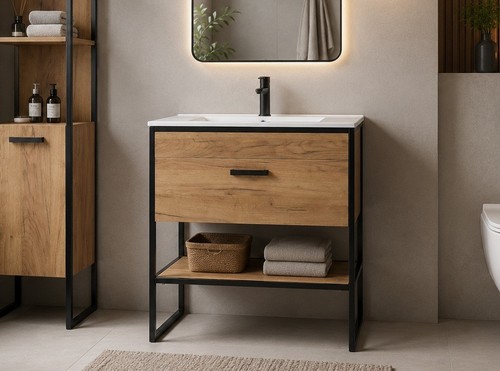 Freestanding vanity sink unit - freestanding,