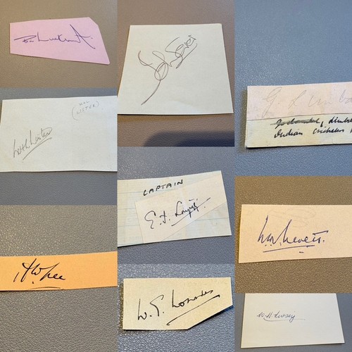 Cricket autograph surname l - cricket,