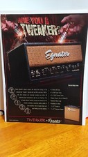 EGNATER GUITAR AMPLIFIERS TWEAKER 2013  PRINT AD 11 X 8.5