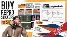 Action Man Scorpion Tank Stickers