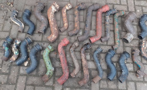 Vintage cast iron drain rain - cast,
