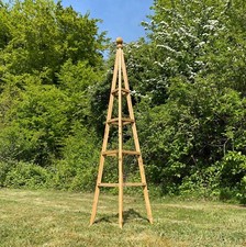 Wooden garden obelisk - obelisk, (1.5m)