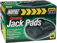 Maypole Stabilizing Park & Level Caravan & Trailer Jack Pad Blocks (Pack of 4) 