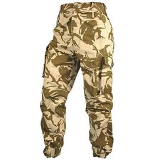 Desert Windproof Combat Trousers Genuine BRITISH ARMY Surplus Camo Military