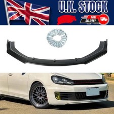 Carbon Front Bumper Lip Spoiler Splitter Lower Body Kit For VW Golf MK5 MK6 BT