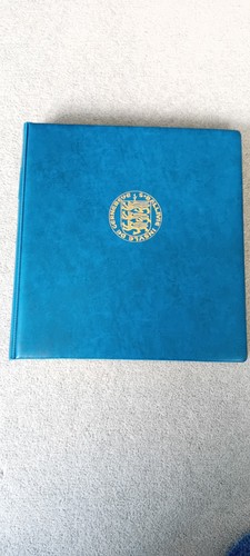 Lindner guernsey blue stamp - lindner,
