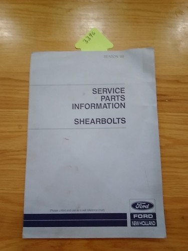 Ford new holland service parts - ford,