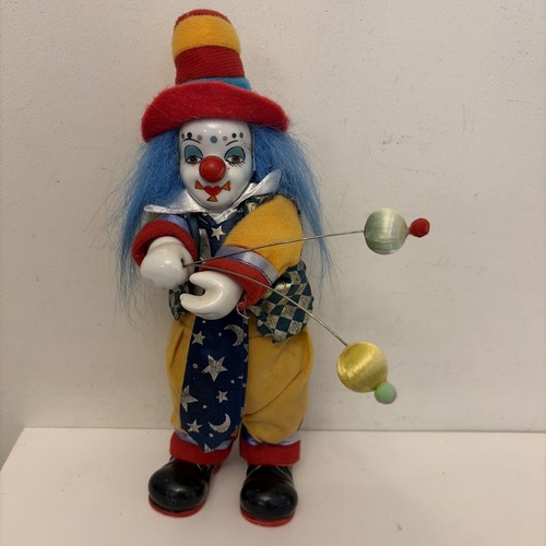 Vintage wind musical clown - wind-up,