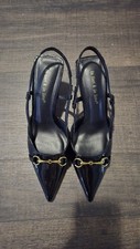BNIB PATENT GLOSSY BLACK 3"
