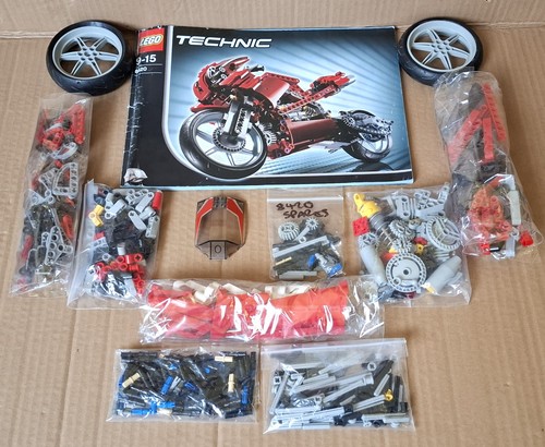 Lego technic 8420 motorbike - lego,
