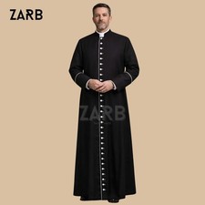 Black Cassock White Trim